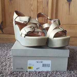 Nicole wedge sandals